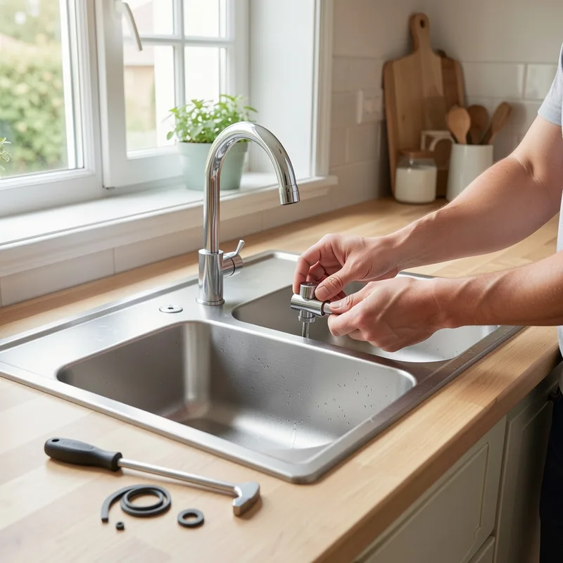 Installer un mitigeur de cuisine soi-même : 6 étapes clés